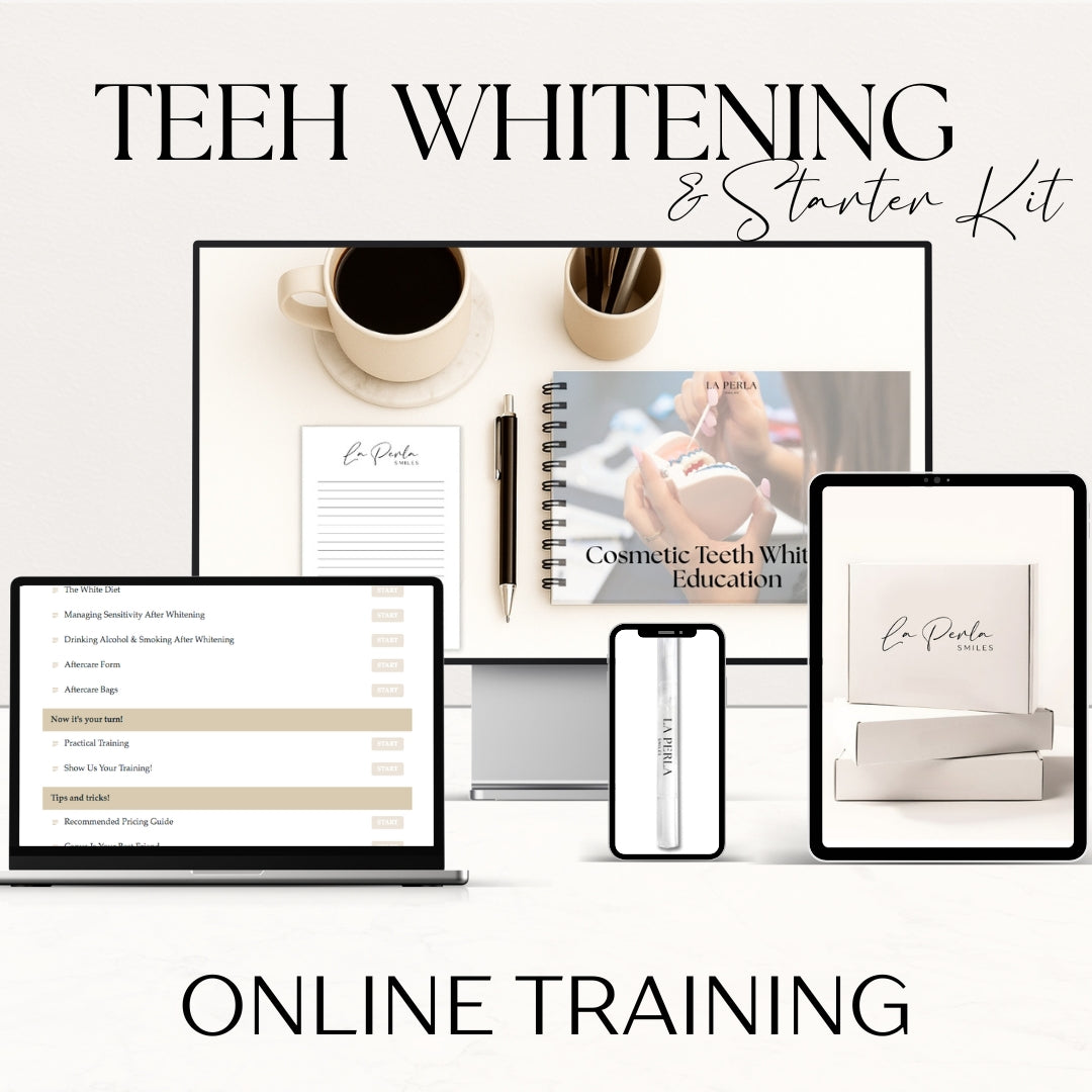 Cosmetic Teeth Whitening Course + Full Starter Kit $2,999